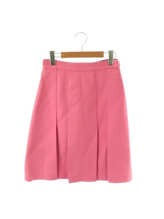 Gucci Dresses & Skirts - Gucci Tuck Skirt Wool Silk 38 Pink SY